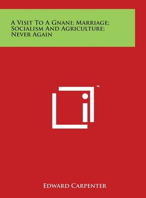 Book cover for A Visit to a Gnani; Marriage; Socialism and Agriculture; Never Again