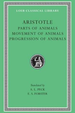 Cover of Parts of Animals. Movement of Animals. Progression of Animals