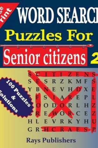 Cover of WORD SEARCH Puzzles for Senior Citizens (Large Print)