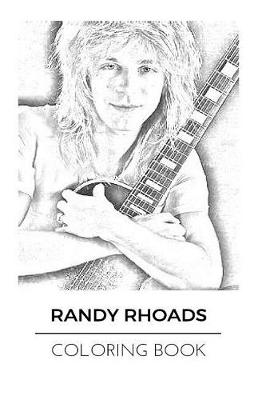 Book cover for Randy Rhoads Coloring Book