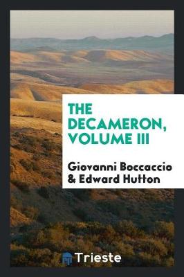 Book cover for The Decameron, Volume III