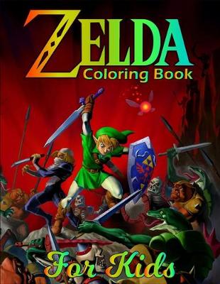 Book cover for Zelda Coloring Book for Kids