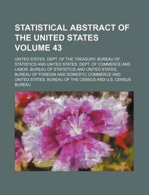 Book cover for Statistical Abstract of the United States Volume 43