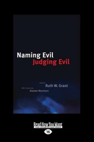 Cover of Naming Evil, Judging Evil