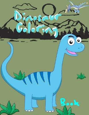 Book cover for Dinosaur Coloring Book