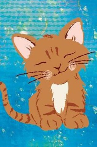 Cover of Journal Notebook For Cat Lovers Orange Kitten