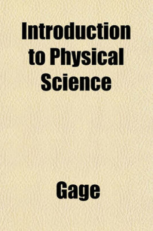 Cover of Introduction to Physical Science