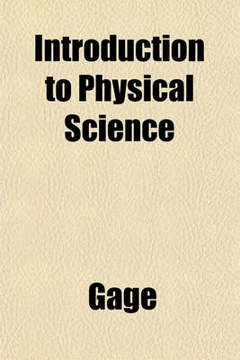 Book cover for Introduction to Physical Science