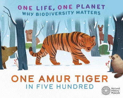 Book cover for One Life, One Planet: One Amur Tiger in Five Hundred