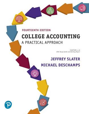 Book cover for College Accounting Chapters 1-12 with Study Guide and Working Papers