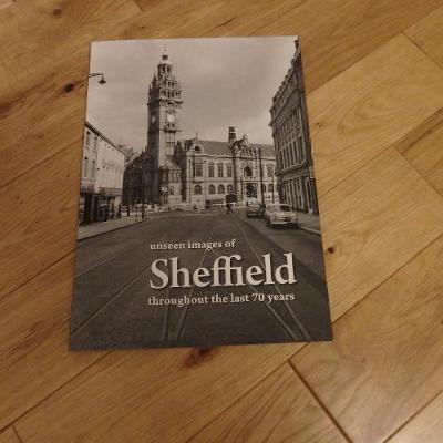 Book cover for unseen images of Sheffield