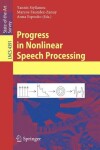 Book cover for Progress in Nonlinear Speech Processing