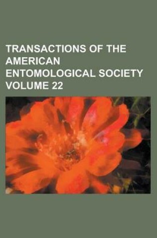 Cover of Transactions of the American Entomological Society (V. 5 1874]76)