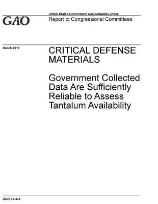 Book cover for Critical Defense Materials