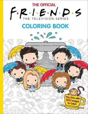 Cover of The Official Friends Coloring Book: The One with 100 Images to Color