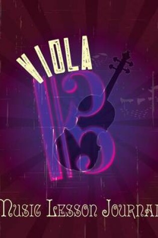 Cover of Viola Music Lesson Journal