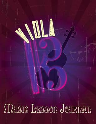 Book cover for Viola Music Lesson Journal