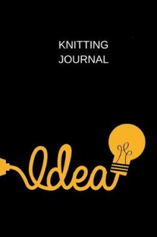Cover of knitting journal idea