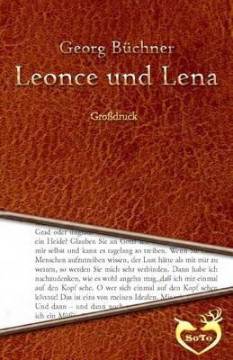 Book cover for Leonce und Lena - Großdruck