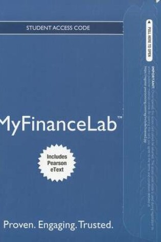 Cover of NEW MyFinanceLab with Pearson eText -- Access Card -- for Fundamentals of Corporate Finance