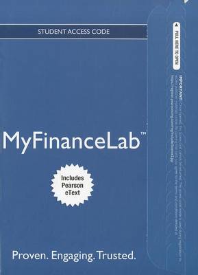 Book cover for NEW MyFinanceLab with Pearson eText -- Access Card -- for Fundamentals of Corporate Finance