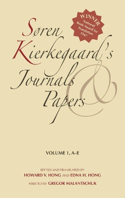 Book cover for Soren Kierkegaard's Journals and Papers, Volume 1