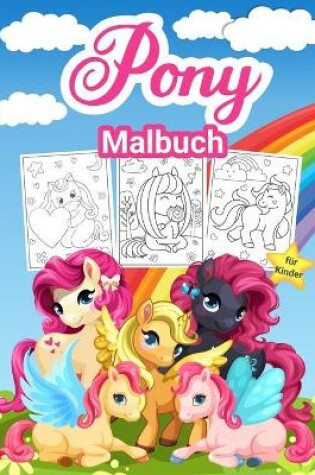 Cover of Pony Malbuch für Kinder