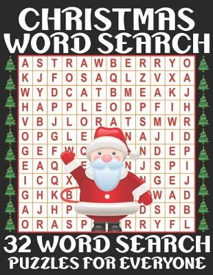 Book cover for Christmas Word Search 32 Word Search Puzzles for Adults And Kids