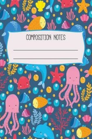 Cover of Under the Sea College Lined Notebook