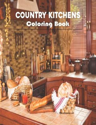 Book cover for Country Kitchens Coloring Book