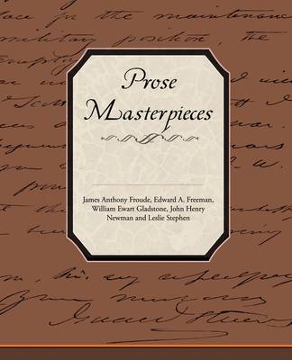 Book cover for Prose Masterpieces from Modern Essayists
