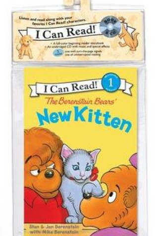 Cover of The Berenstain Bears' New Kitten Book and CD