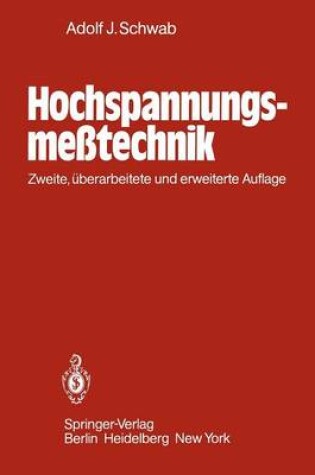 Cover of Hochspannungsmeßtechnik