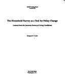 Book cover for Household Survey as a Tool for Policy Change