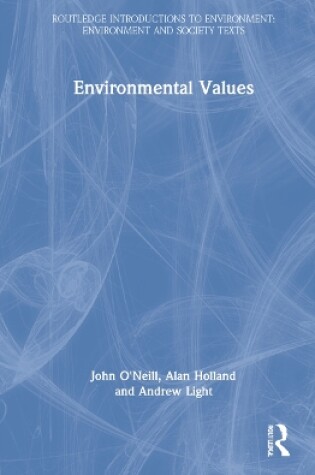 Cover of Environmental Values