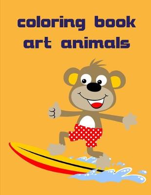 Cover of Coloring Book Art Animals