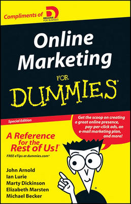 Book cover for Online Marketing for Dummies (Custom)