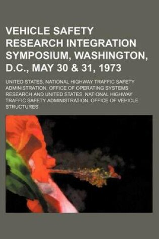 Cover of Vehicle Safety Research Integration Symposium, Washington, D.C., May 30 & 31, 1973