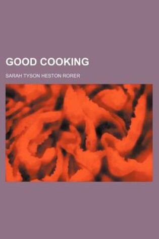 Cover of Good Cooking