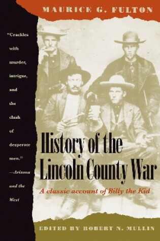 Cover of History of the Lincoln County War