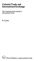 Book cover for Colonial Trade and International Exchanges