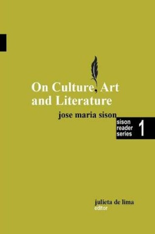 Cover of On Culture, Art and Literature