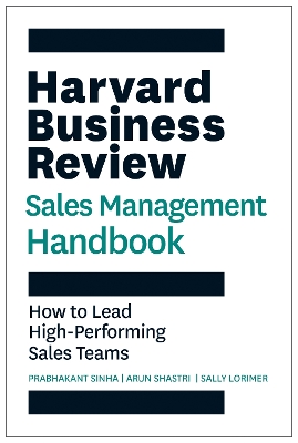 Book cover for Harvard Business Review Sales Management Handbook