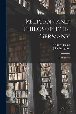 Book cover for Religion and Philosophy in Germany