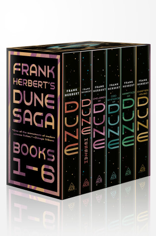 Cover of Frank Herbert's Dune Saga 6-Book Boxed Set
