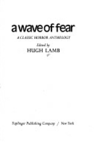 Cover of A Wave of Fear