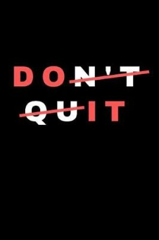 Cover of Don't Quit - Do It