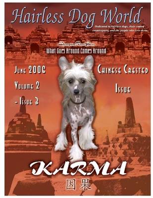 Book cover for Hairless Dog World : Volume 2, Issue 3 - June 2006: Chinese Crested Issue