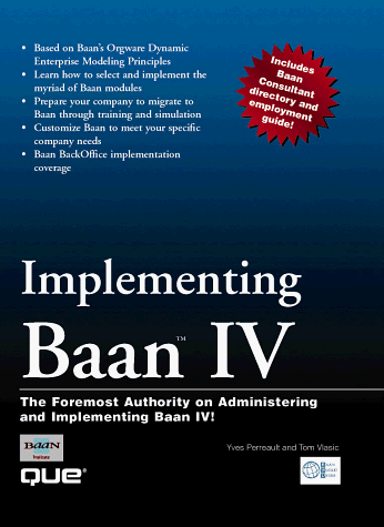 Cover of Using BAAN IV Special Edition