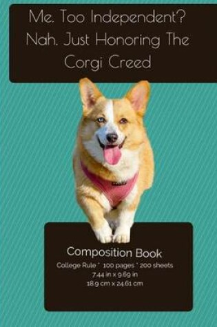 Cover of Corgi Independence - Composition Notebook